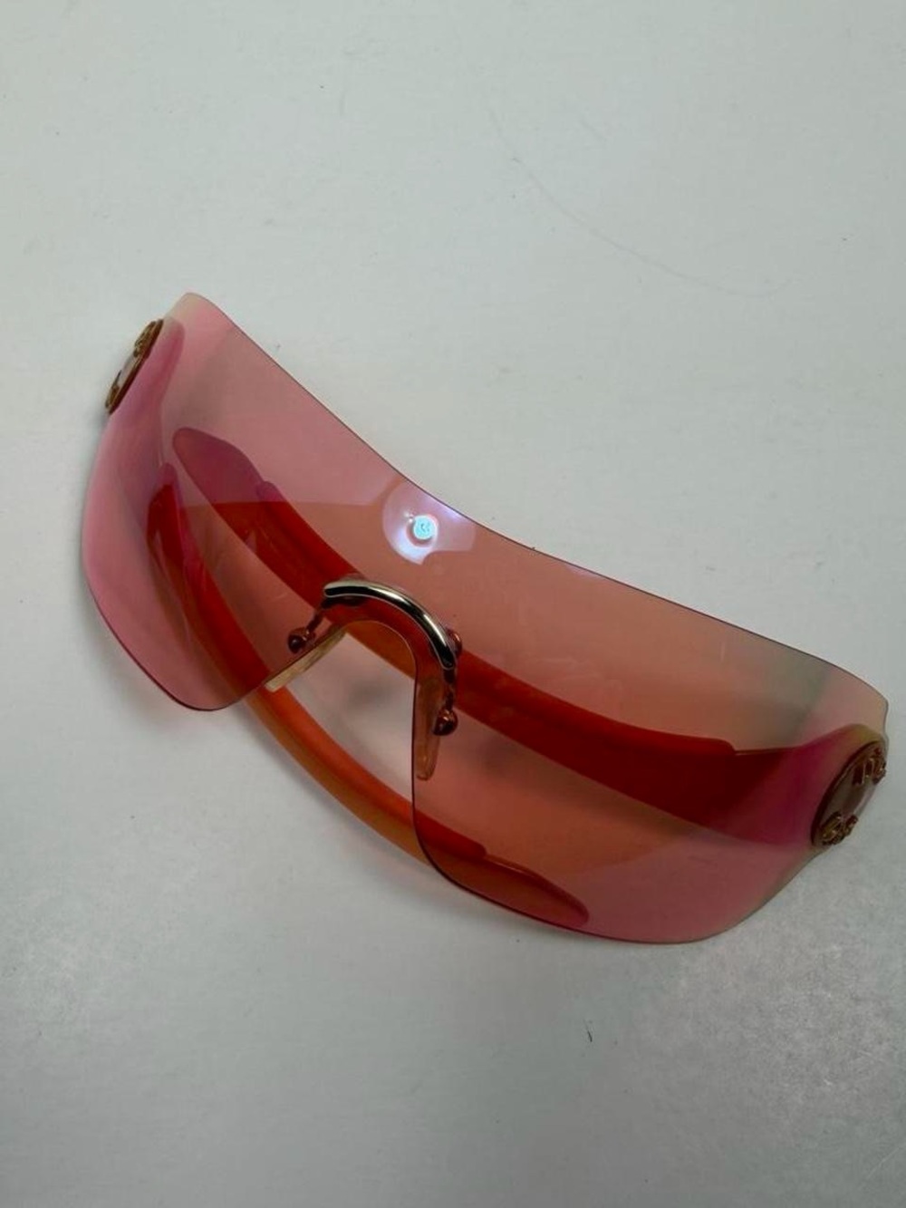 Vintage Christian Dior “Schlak 2” Foldable Wrap Sunglasses - Picture 7 of 8